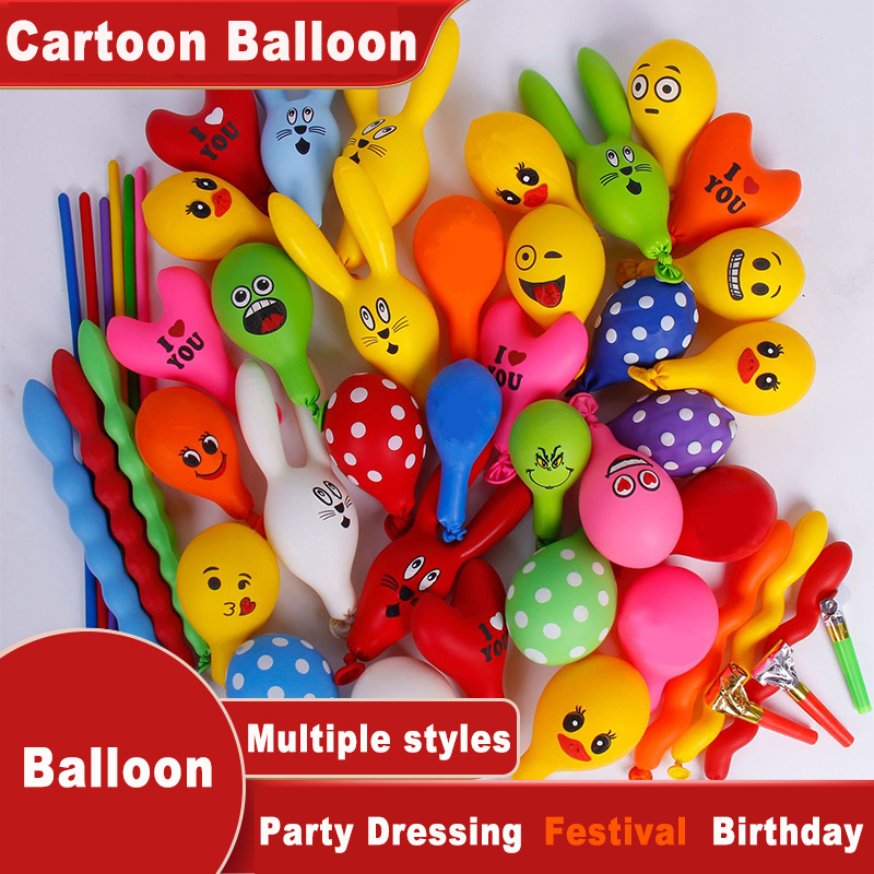 漫画の動物のアヒル、ウサギ、ヘリウム風船、ガスポンプは付属し - Balloon Pump Hand のレビューと価格
