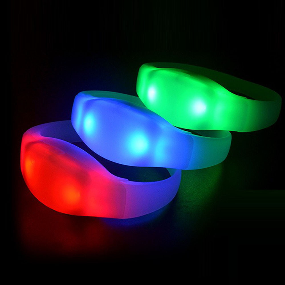 DMX機能付きLEDシリコンTPUブレスレット、48キー、1 - Event Party Dj のレビューと価格