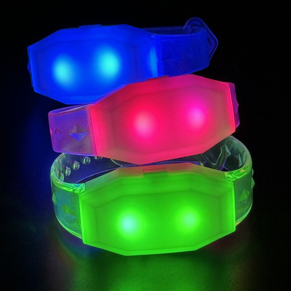 DMX機能付きLEDシリコンTPUブレスレット、48キー、1 - Event Party Dj のレビューと価格