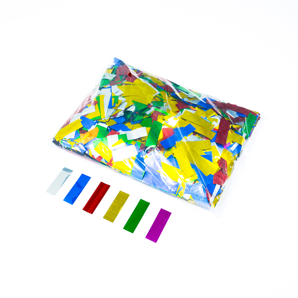 1kg/ロット 長方形のゴールド・シルバーPET紙吹雪 メタ - Confetti Cannon Tube のレビューと価格